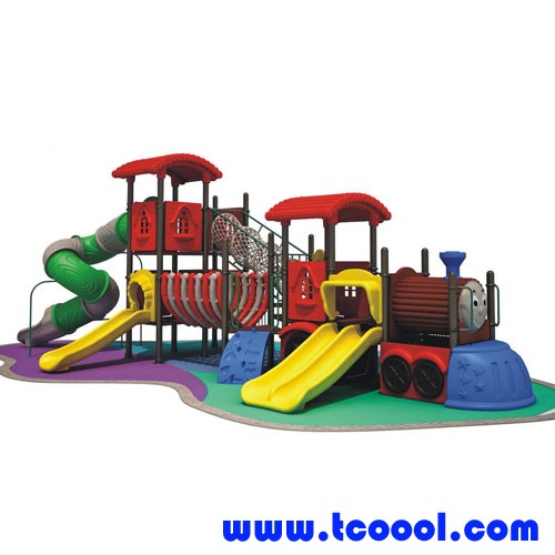 Tincool Amusement Outdoor Plastic Toy Swing Slide