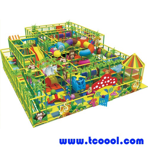 Tincool Amusement Mysterious Jungle Themed Indoor Playground Equipment Amusement Park