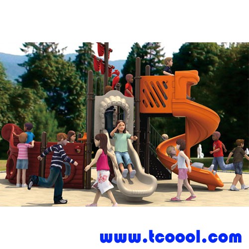 Tincool Amusement Wholesale Amusement Outdoor Slide Playground with Multi Function for Children