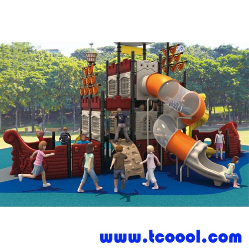Tincool Amusement Plastic Outdoor Playground Large Combination Amusement equipment