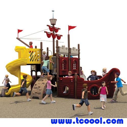 Tincool Amusment Outdoor Playground Equipment Baby Swing Kids Slides Model TC-B140029 