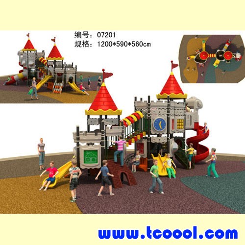 Tincool Amusement EU Standard Castle Themed Large Amusement Outdoor Playground for Children
