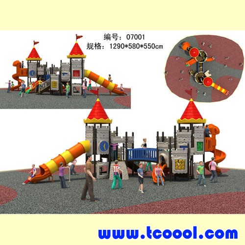 Tincool Amusement Castle Themed Outdoor Playground for Children Model TC-B140032
