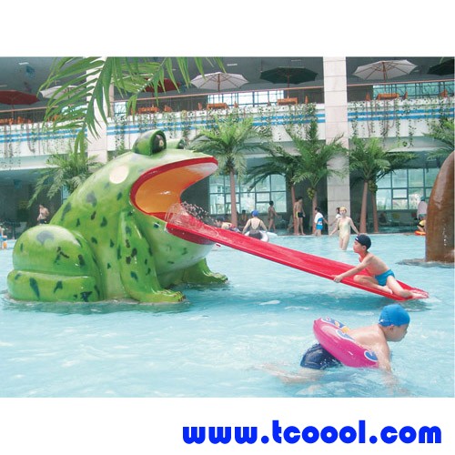 Tincool Amusement Water Play Children Frog Slide