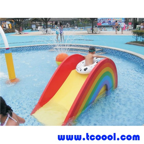 Tincool Amusement Children Rainbow Water Slide for Water Park