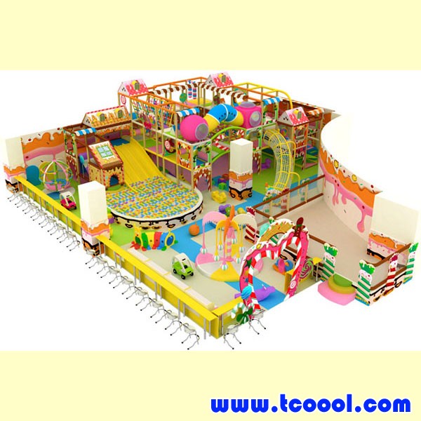 Tincool Amusement Candy Theme Indoor Play Center Indoor Playground High Quality for Sale 