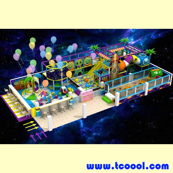 Tincool Amusement 2014 Most Welcomed Space Theme Indoor Playground for Kids 
