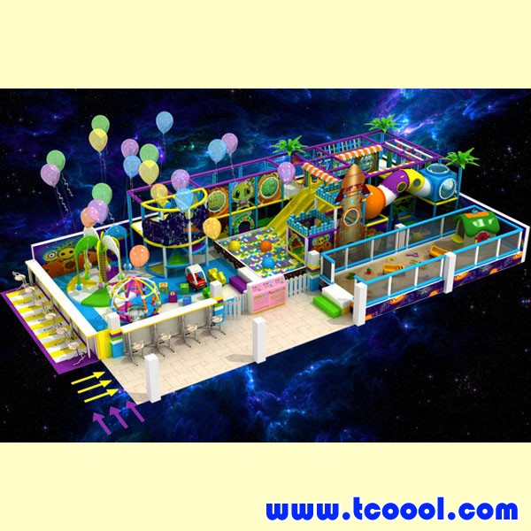 Tincool Amusement 2014 Most Welcomed Space Theme Indoor Playground for Kids 