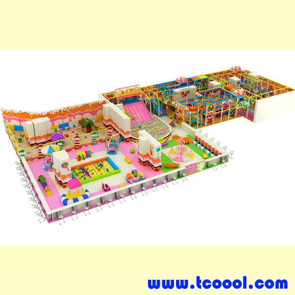  Tincool Amusement Indoor Soft Playground Naughty Castle Children Play Center